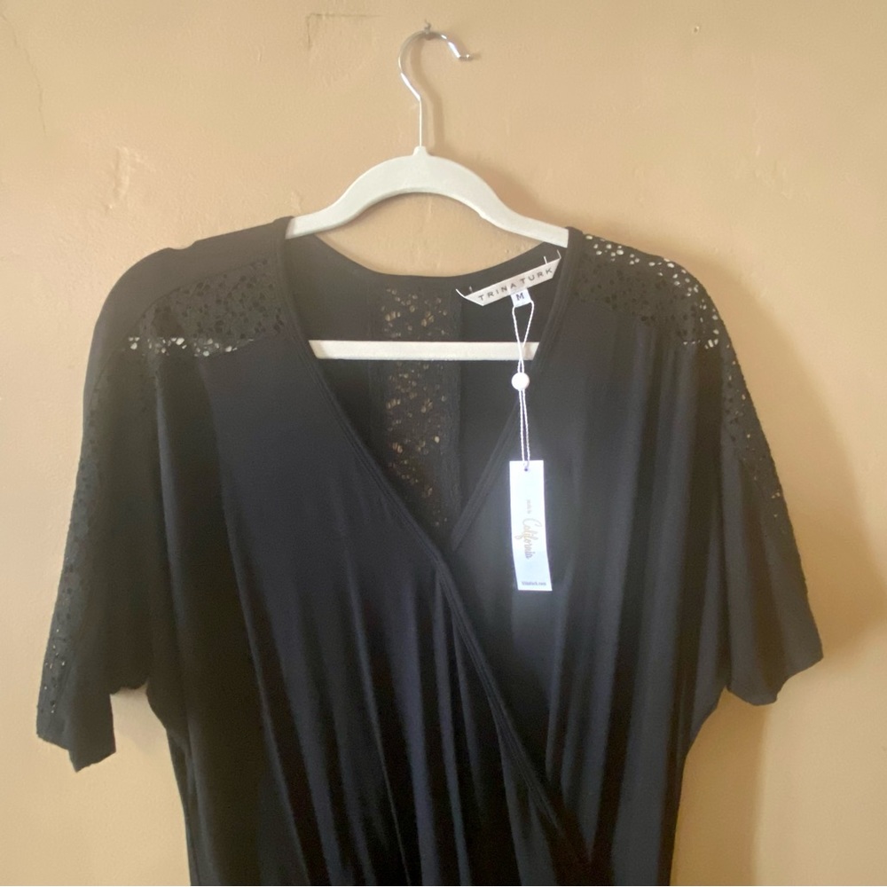 Trina Turk jumpsuit with lace inserts